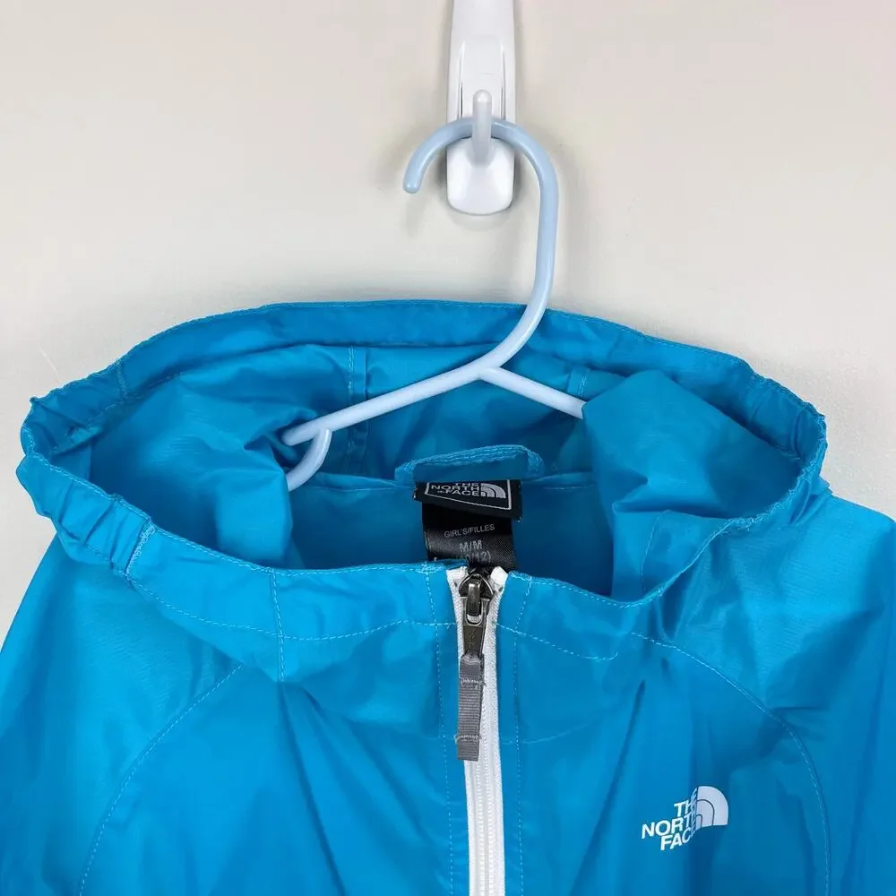 The North Face Girls Blue Hydrenalite Windbreaker Rain Jacket 10/12